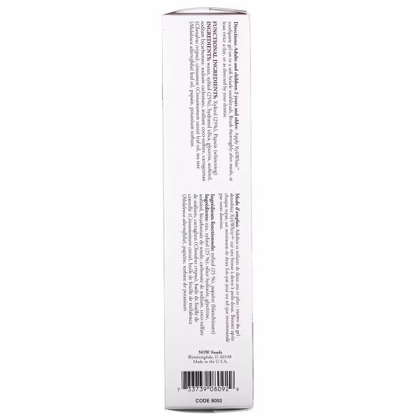 NOW Foods, XyliWhite Toothpaste Gel, Cinnafresh, 6.4 oz (181 g) - Image 3